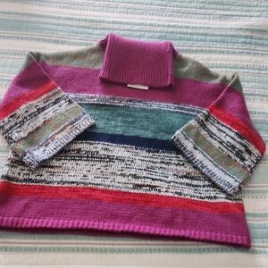 Knox Rose Multicolor Cowl Neck Sweater